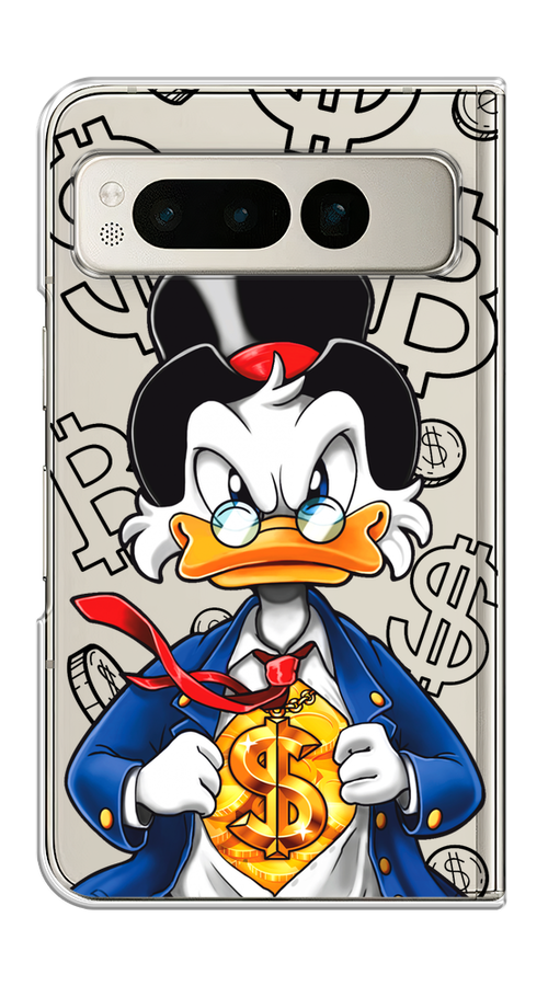 

Чехол на Google Pixel Fold "Scrooge Goldman", Черный;белый;синий, 271850-1