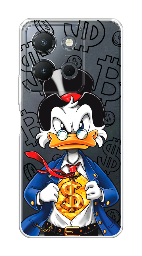 

Чехол на Vivo Y36 4G "Scrooge Goldman", Черный;белый;синий, 269250-1