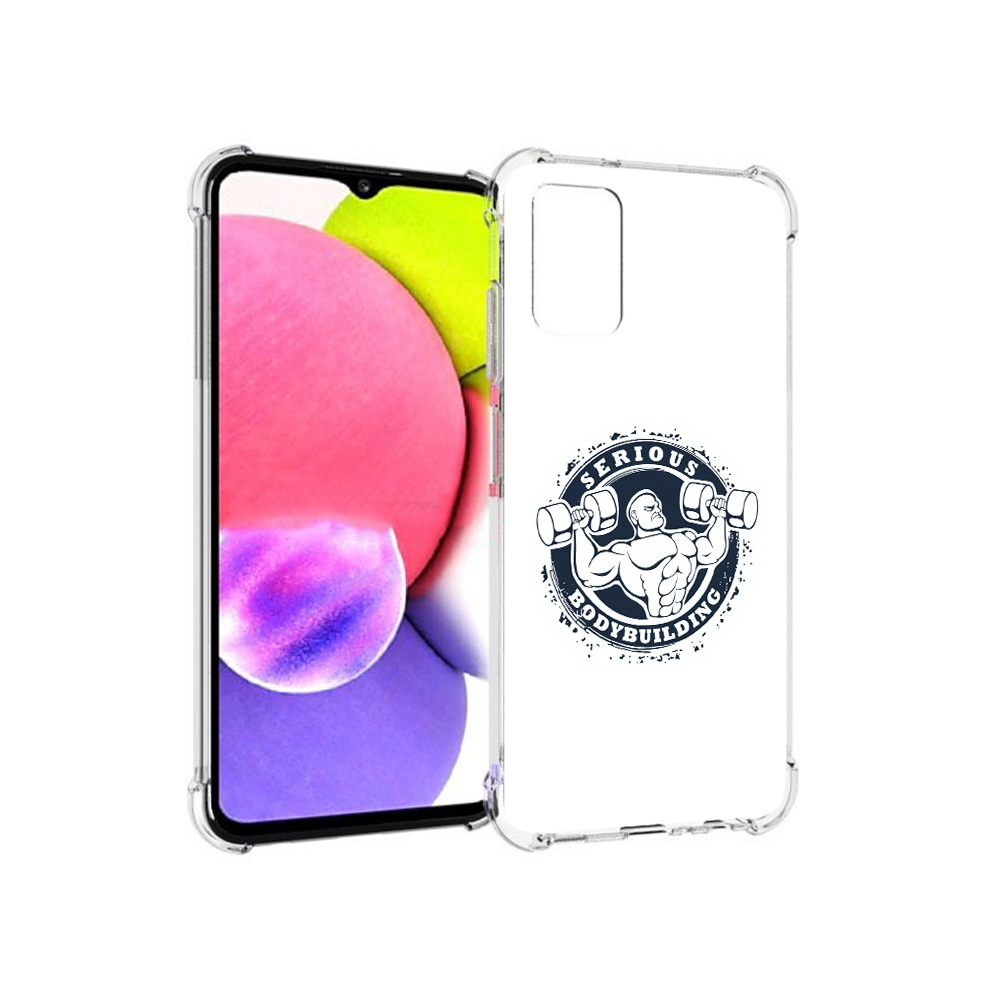 

Чехол MyPads Tocco для Samsung Galaxy A03s бодибилдинг воля к победе (PT162170.549.231), Прозрачный, Tocco