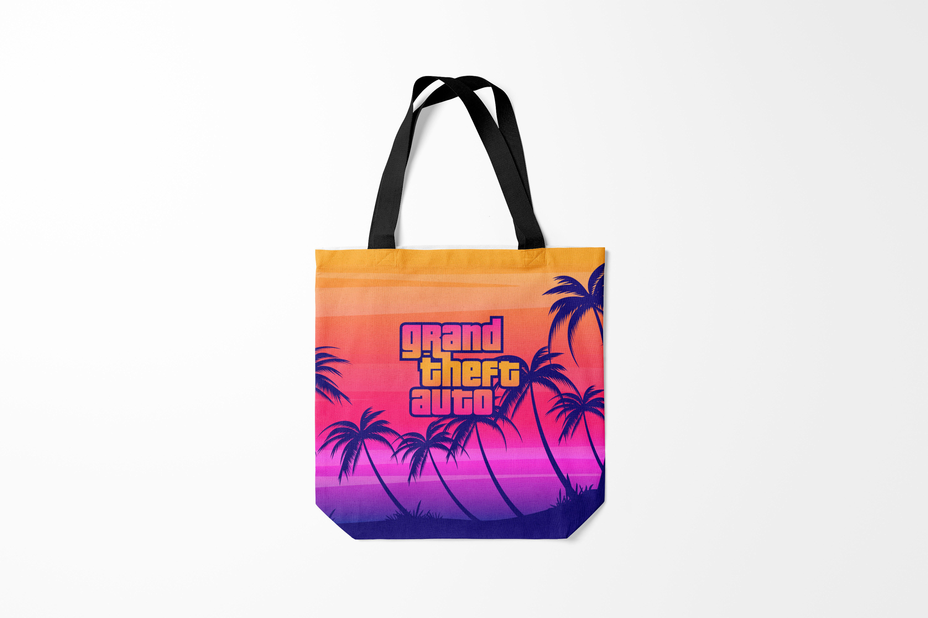 

Сумка шoппер унисекс Burnettie GTA, голубой; розовый, GTA