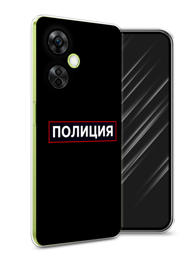

Чехол Awog на OnePlus Nord N30 5G/Nord CE3 5G/Nord CE3 Lite "Police logo", Черный;белый;красный, 153750-5