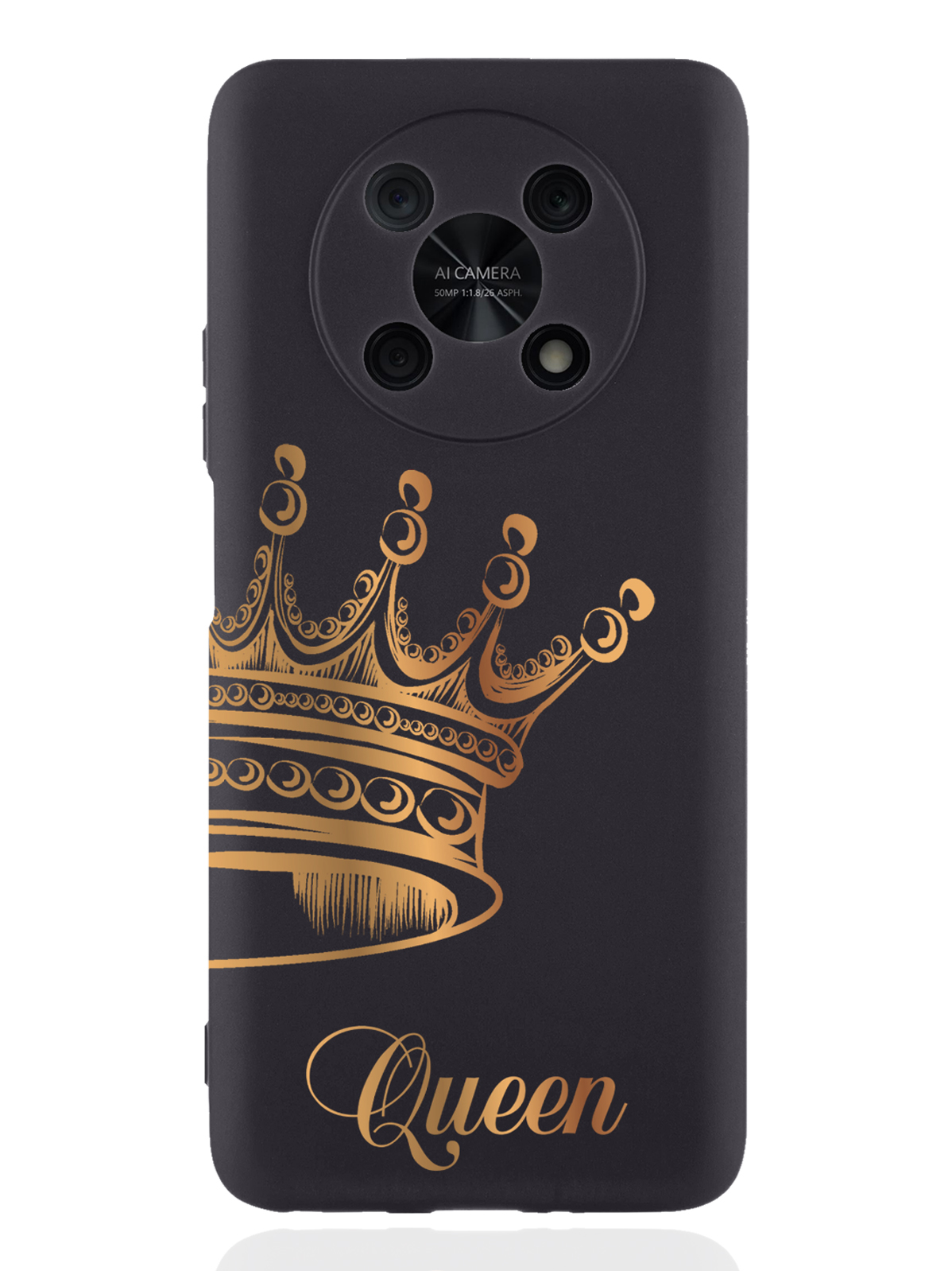 фото Чехол musthavecase для huawei nova y90 парный чехол корона queen черный