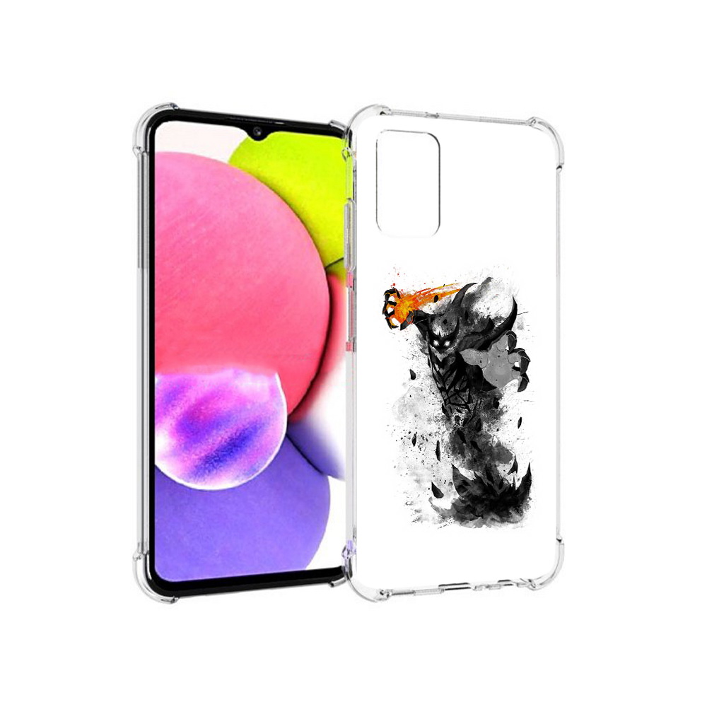 

Чехол MyPads Tocco для Samsung Galaxy A03s nevermore черно белый (PT162170.549.21), Прозрачный, Tocco