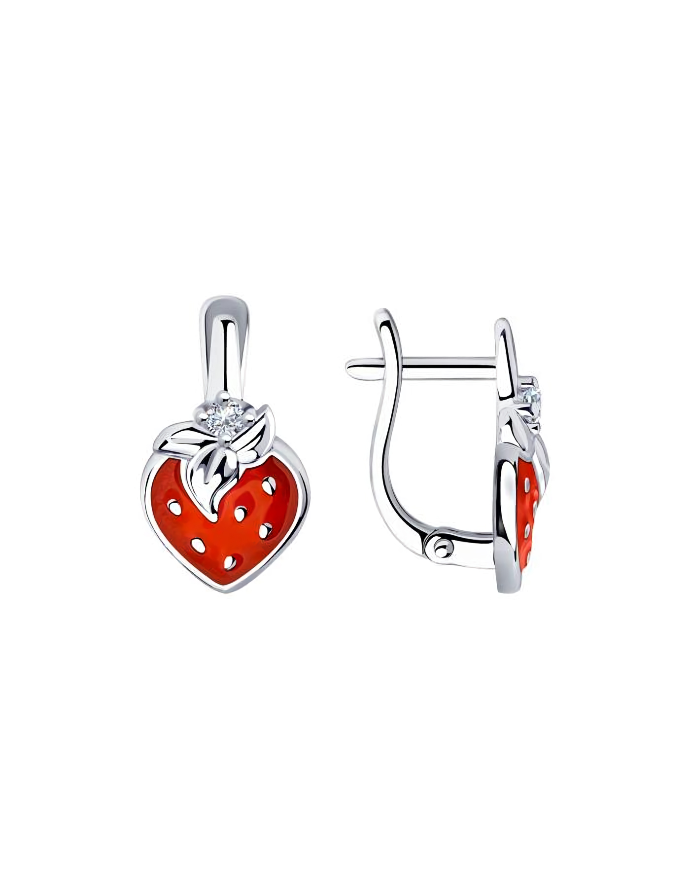 

Серьги из серебра TEO MAORI 894023703, фианит/эмаль, 894023703