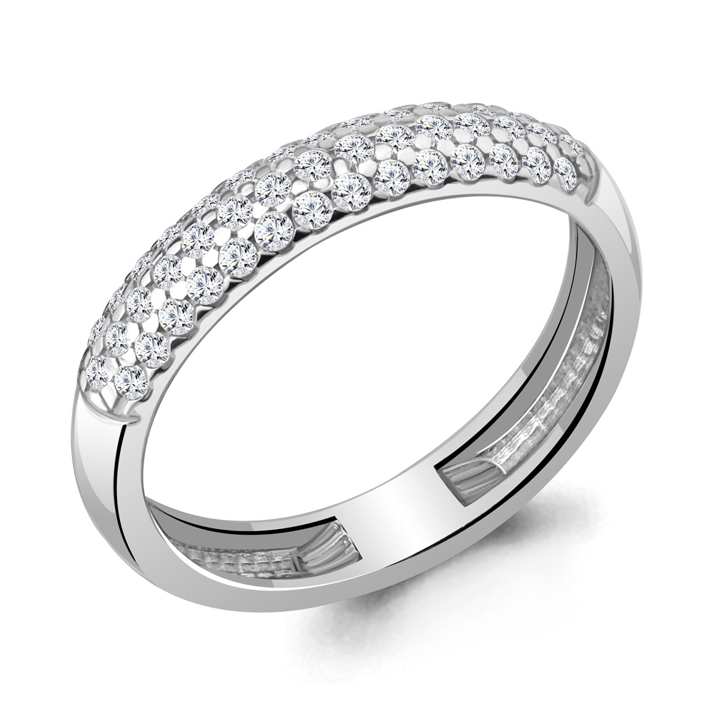 

Кольцо из серебра с фианитом Aquamarine Aquamarine 61677А_925_р р. 16,5, 61677А_925_р