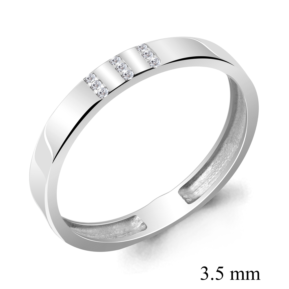 

Кольцо из серебра с фианитом Aquamarine Aquamarine 61673А_925_р р. 16,5, 61673А_925_р