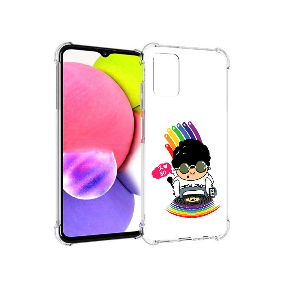 

Чехол MyPads Tocco для Samsung Galaxy A03s Я люблю 80-е (PT162170.549.205), Прозрачный, Tocco
