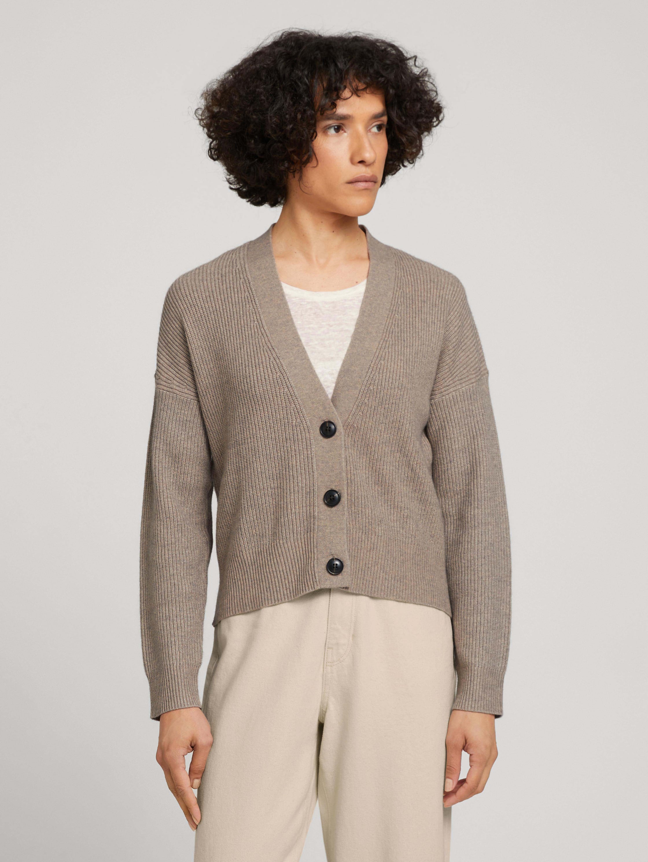 

Кардиган женский TOM TAILOR 1029000 серый M, 1029000