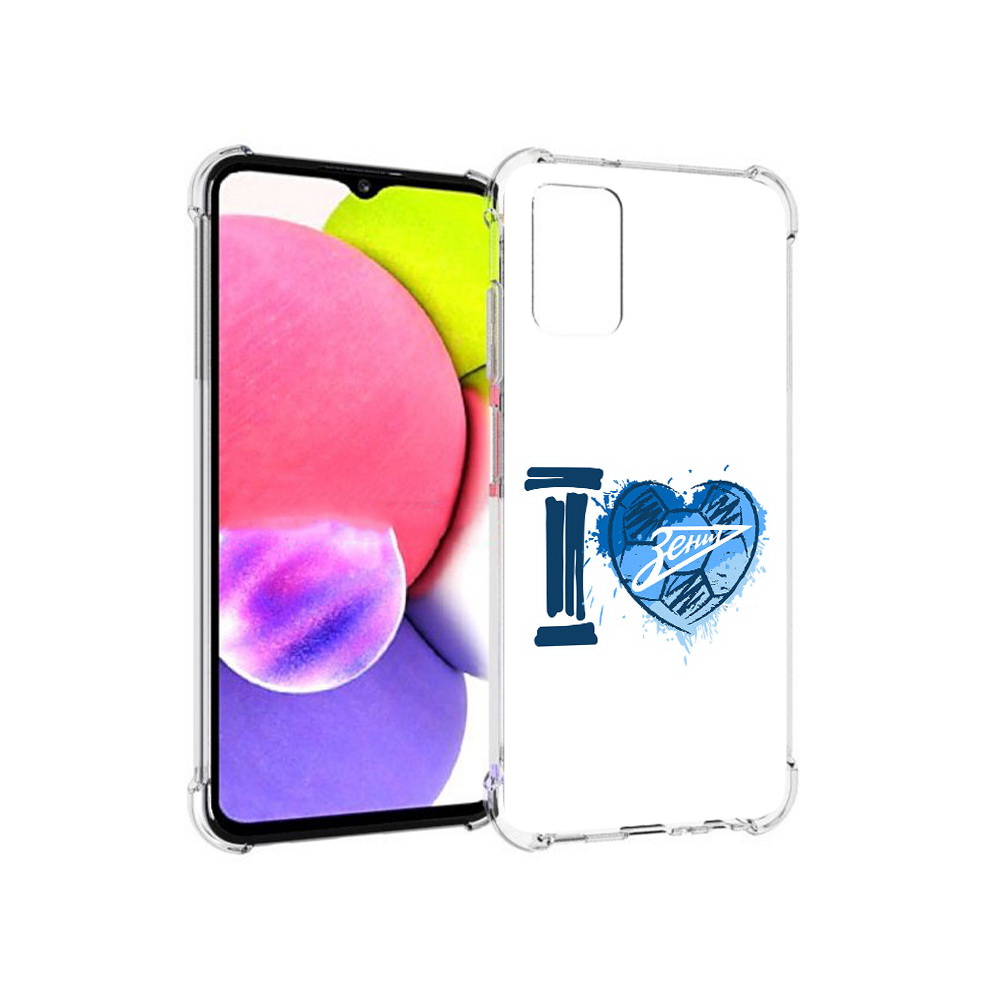 

Чехол MyPads Tocco для Samsung Galaxy A03s ФК я люблю зенит (PT162170.549.186), Прозрачный, Tocco