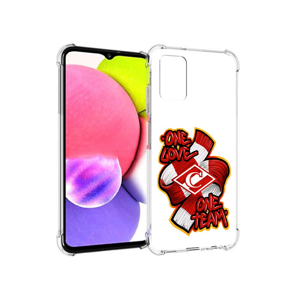 

Чехол MyPads Tocco для Samsung Galaxy A03s ФК спарак 1 любовь (PT162170.549.184), Прозрачный, Tocco