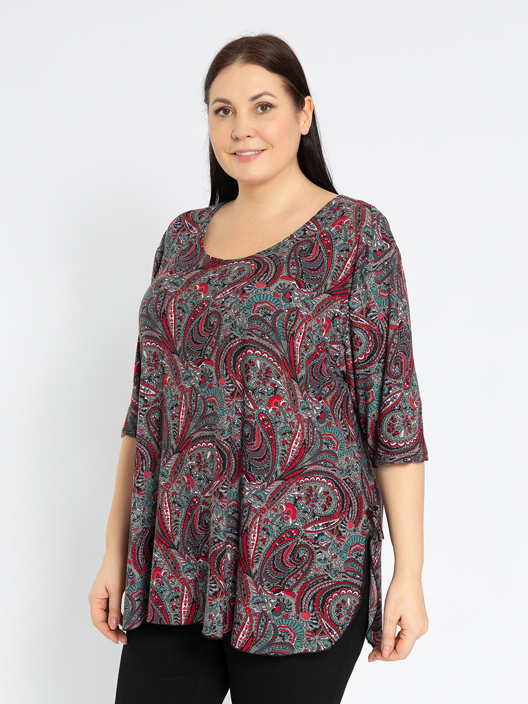 

Туника женская Magic Lady cl3065 красная 70 RU, Красный, cl3065