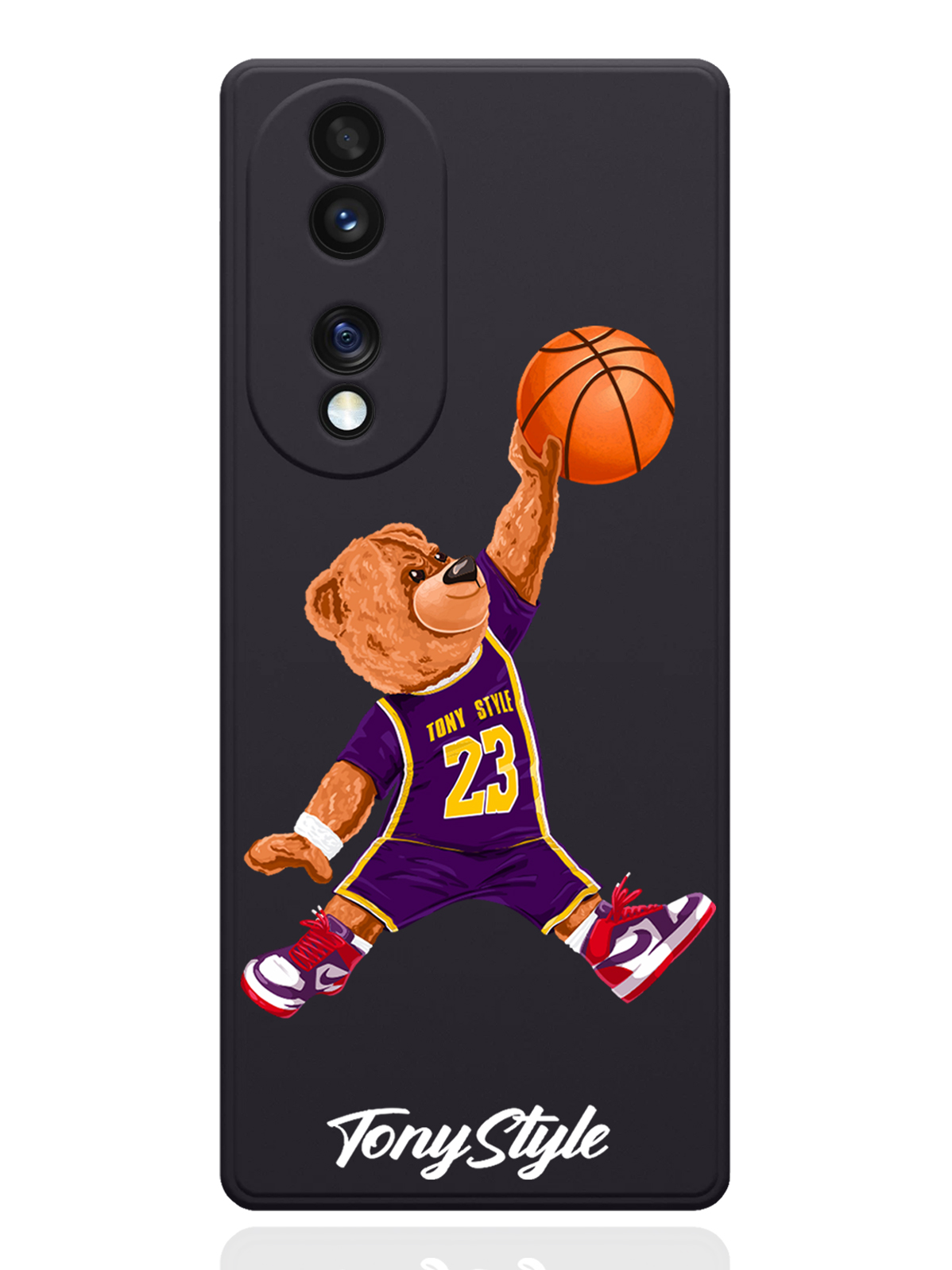 

Чехол Tony Style для Honor 70 Tony Style баскетболист с мячом черный, Фиолетовый;коричневый;желтый;оранжевый