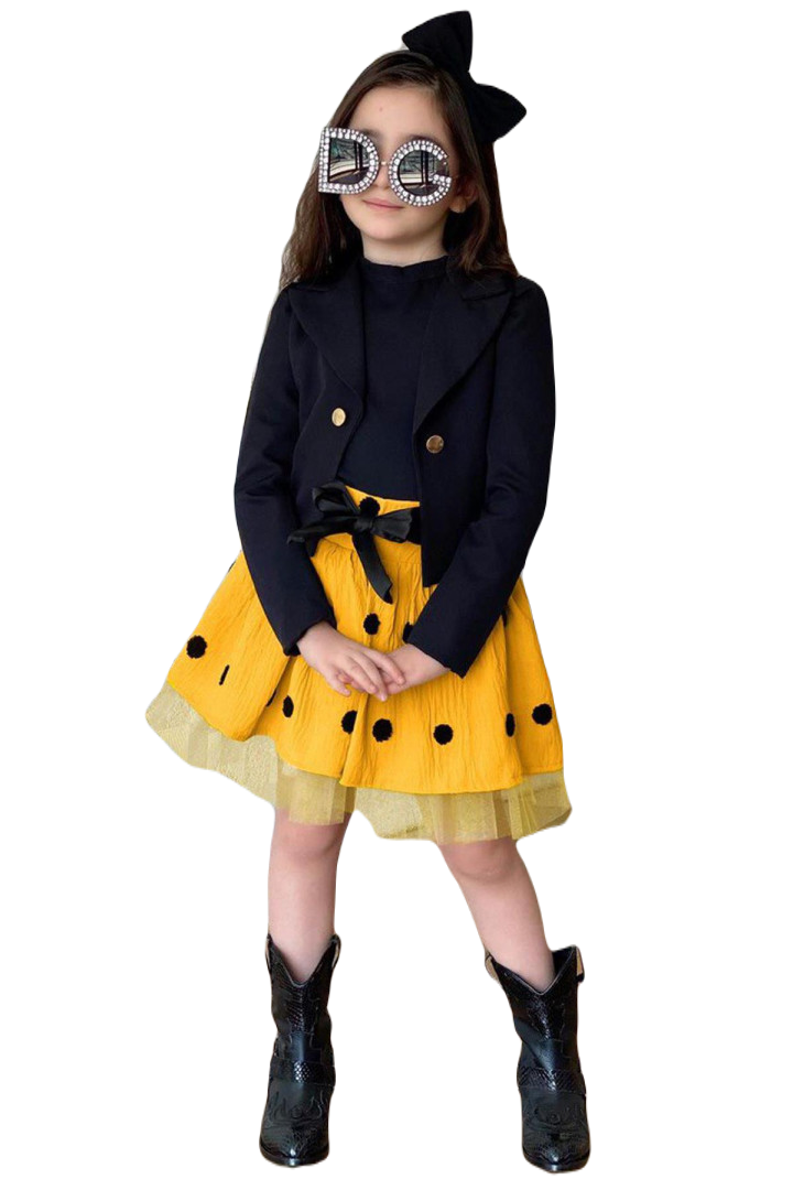 

Костюм с юбкой Ricco Tarz р. 4-5 лет Оранжевый, 2221205005 (доставка из-за рубежа), 2221205005