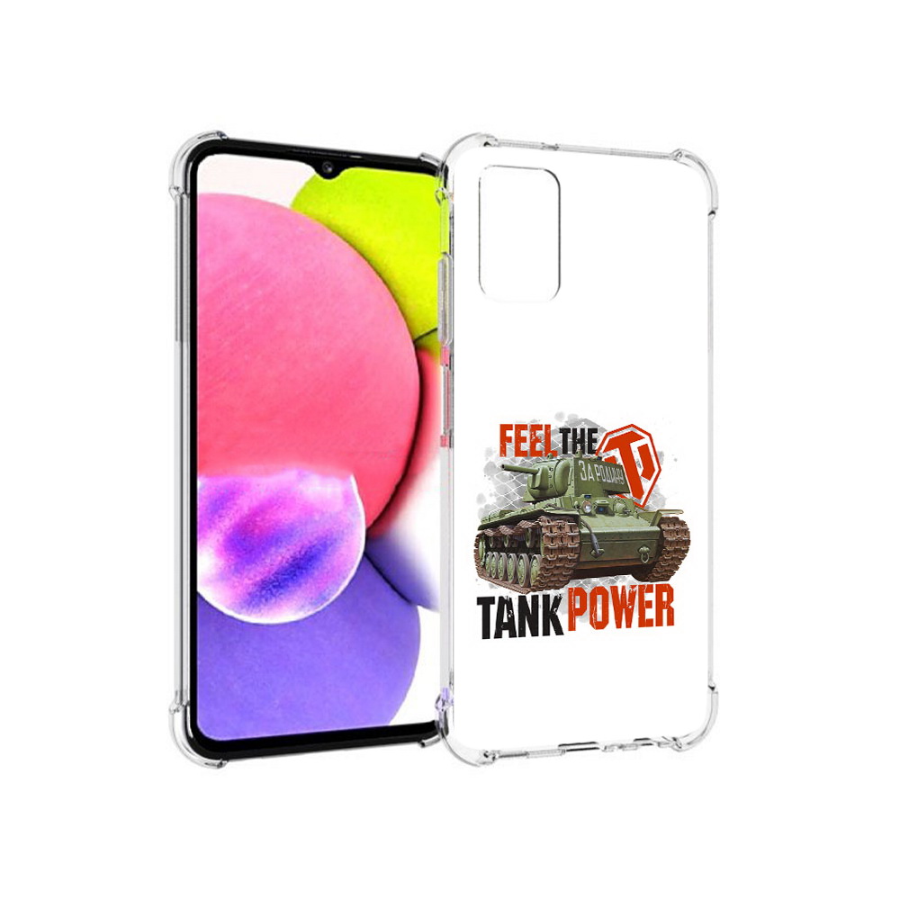 

Чехол MyPads Tocco для Samsung Galaxy A03s Танк (PT162170.549.169), Прозрачный, Tocco