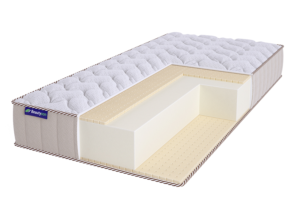 

Матрас BeautySon FOAM HARD 14 Latex Double LUX 80х180, Белый, FOAM HARD 14 Lateх Double LUх