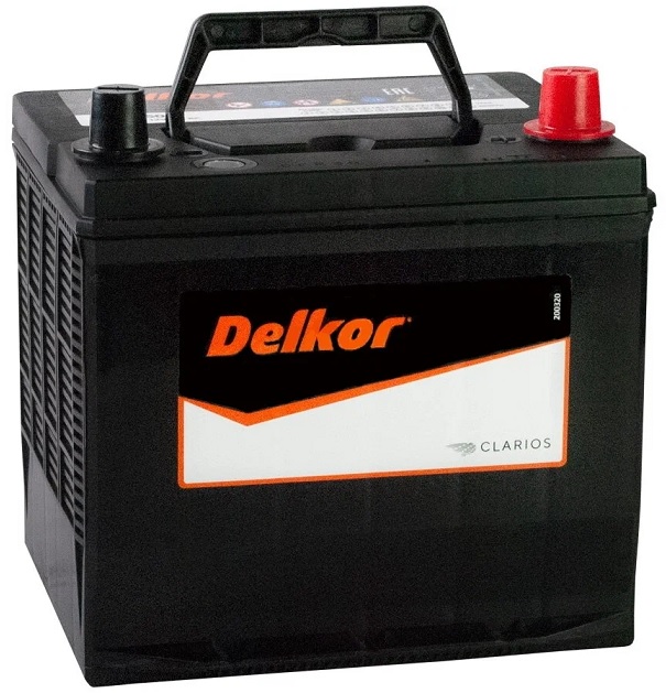 Аккумулятор Delkor 26R-550 60 А/ч 550 А обр. пол. Азия авто (206х172х205) с борт