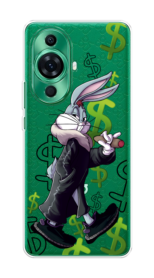 

Чехол на Huawei Nova 11 Pro "Rich Bugs Bunny", Зеленый;черный;голубой, 6121350-6