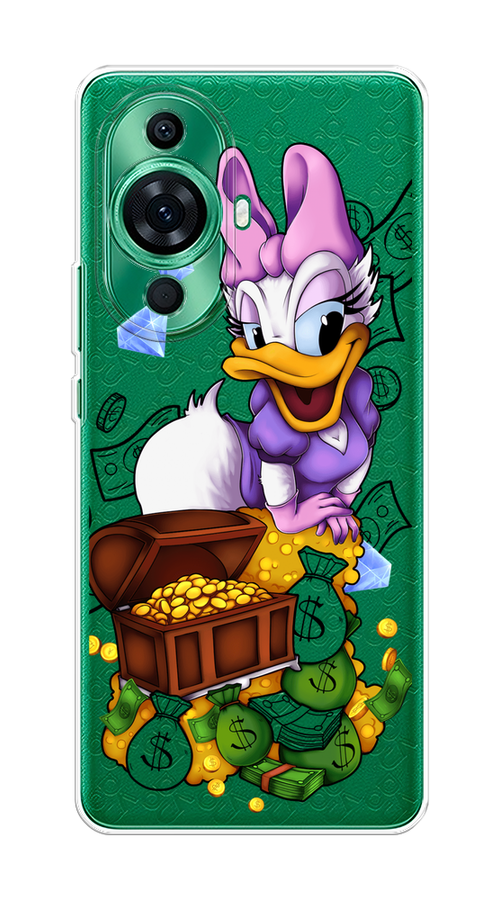 

Чехол на Huawei Nova 11 Pro "Rich Daisy Duck", Коричневый;белый;фиолетовый, 6121350-6