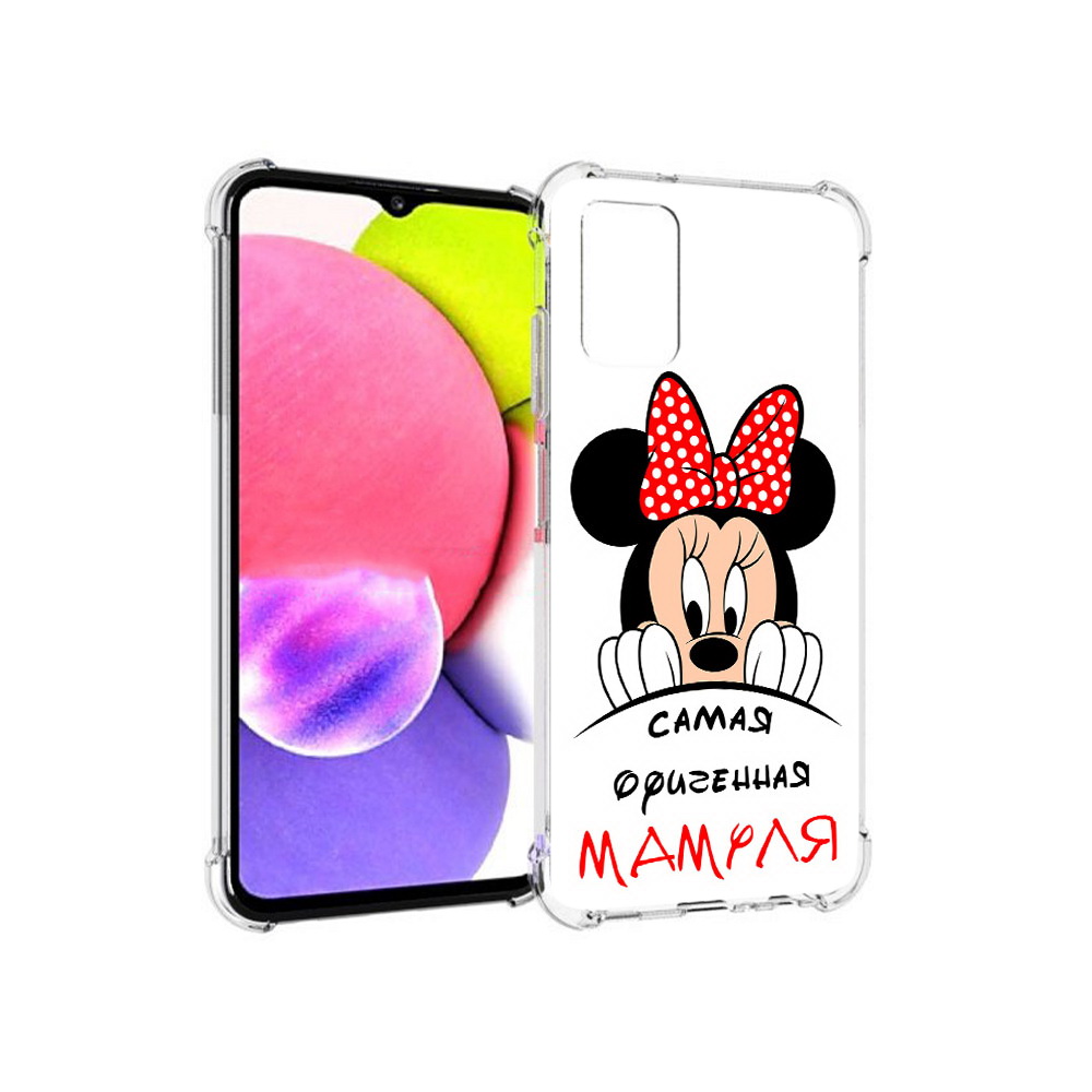 

Чехол MyPads Tocco для Samsung Galaxy A03s Самая лучшая мамуля Мини Маус, Прозрачный, Tocco
