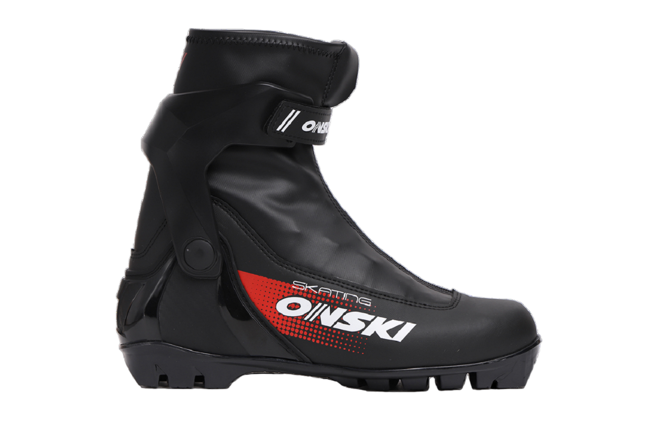 

Лыжные ботинки NNN ONSKI SKATE S86523 размер 47, Черный;красный