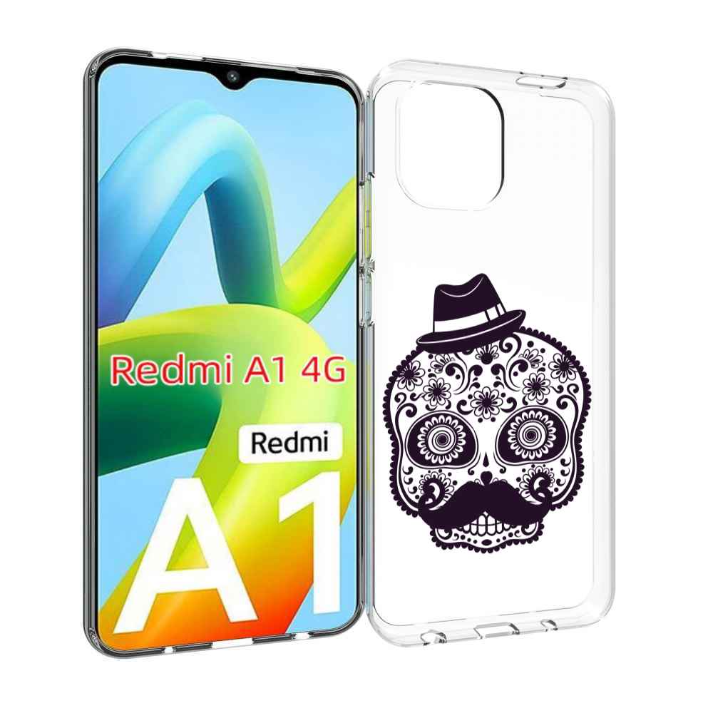 

Чехол Mypads Разрисованный Скелет Для Xiaomi Redmi A1, Прозрачный, Tocco
