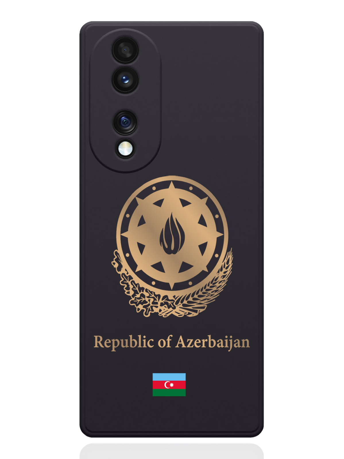 

Чехол SignumCase для Honor 70 Золотой Герб Азербайджана черный, Золотистый;черный