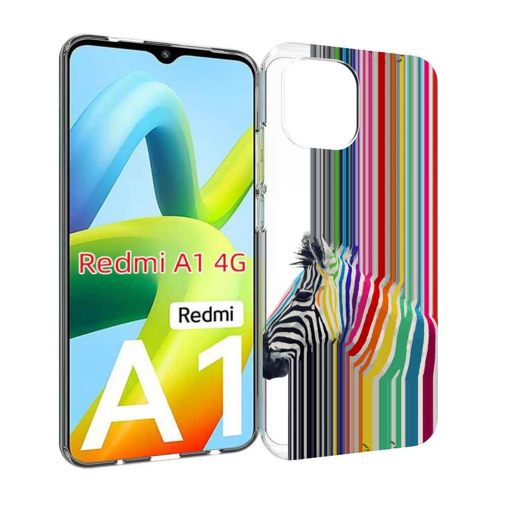 

Чехол Mypads Радужная Зебра Для Xiaomi Redmi A1, Прозрачный, Tocco