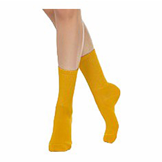 Носки женские БЧК желтые 23