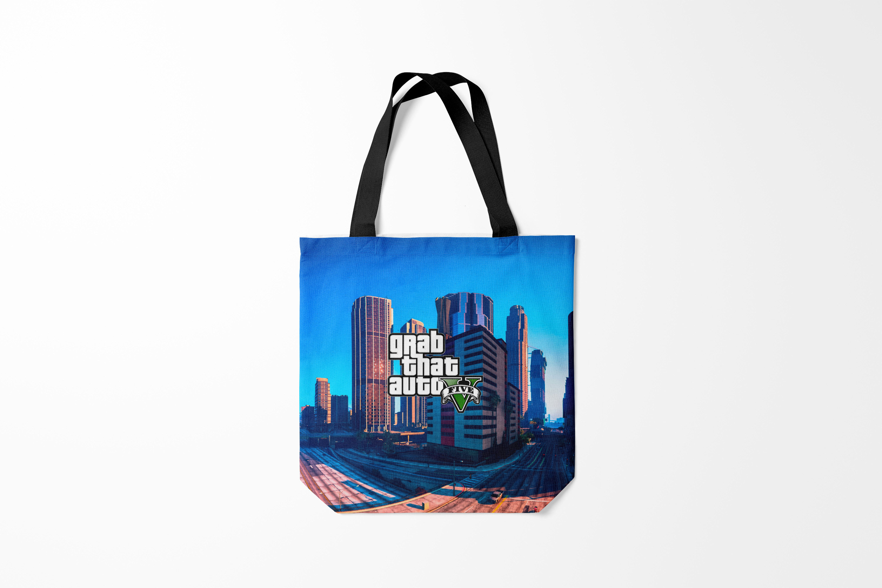 

Сумка шoппер унисекс Burnettie GTA 5, синий, GTA 5