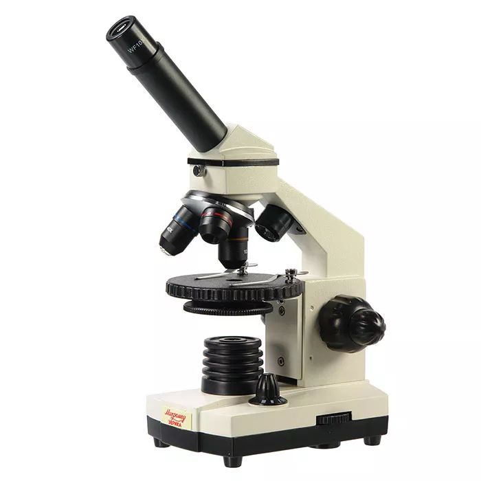 Микроскоп школьный Микромед Эврика 40х-1280х в текстильном кейсе микроскоп школьный эврика 40х 1280х с видеоокуляром в кейсе