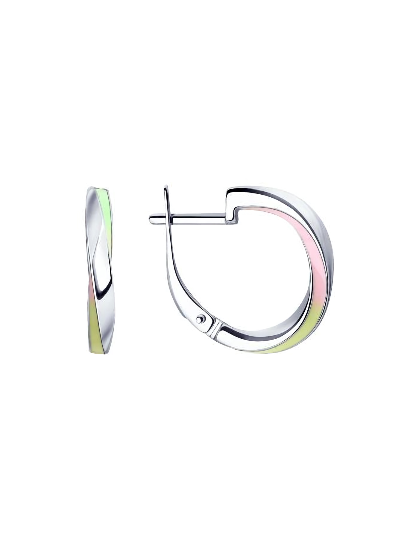 

Серьги из серебра TEO MAORI 894023309, эмаль, 894023309