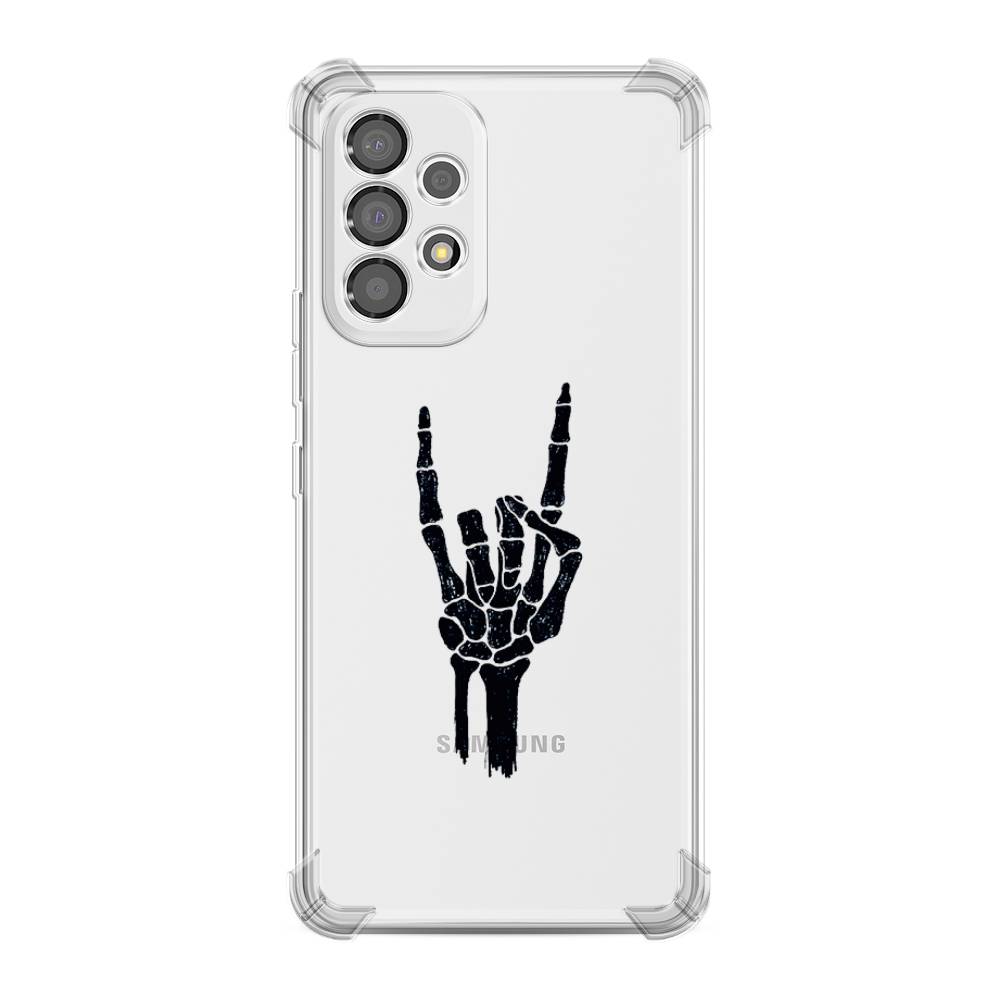 

Чехол Awog на Samsung Galaxy A53 "Rock for a skeleton", Черный;прозрачный, 2104551-1