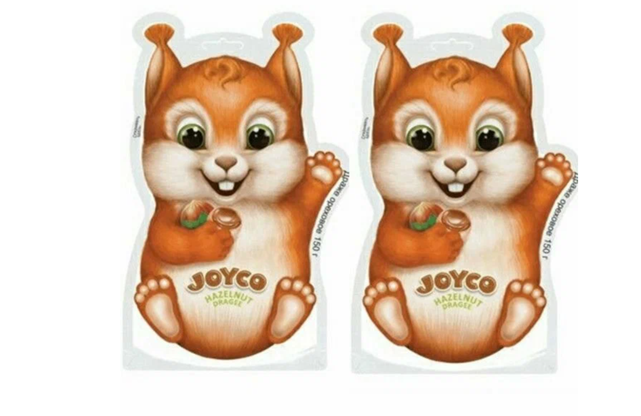 Драже JOYCO Белочка, ореховое, 150 г х 2 шт