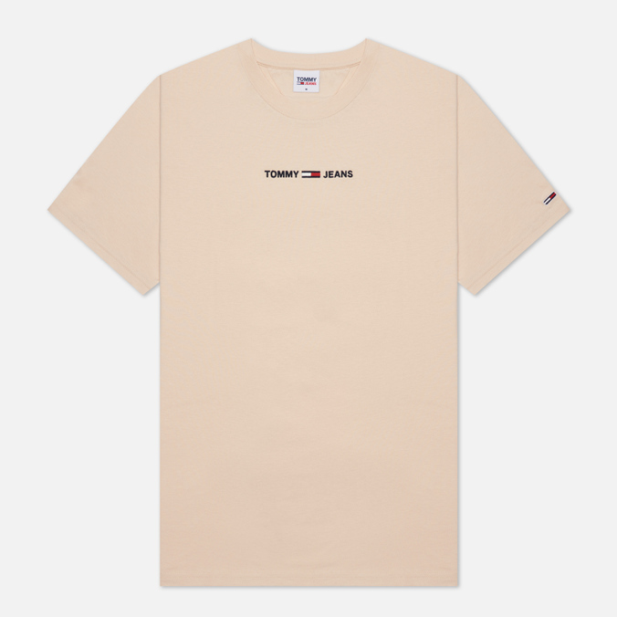 

Футболка мужская Tommy Jeans DM0DM09701 бежевая XS, DM0DM09701