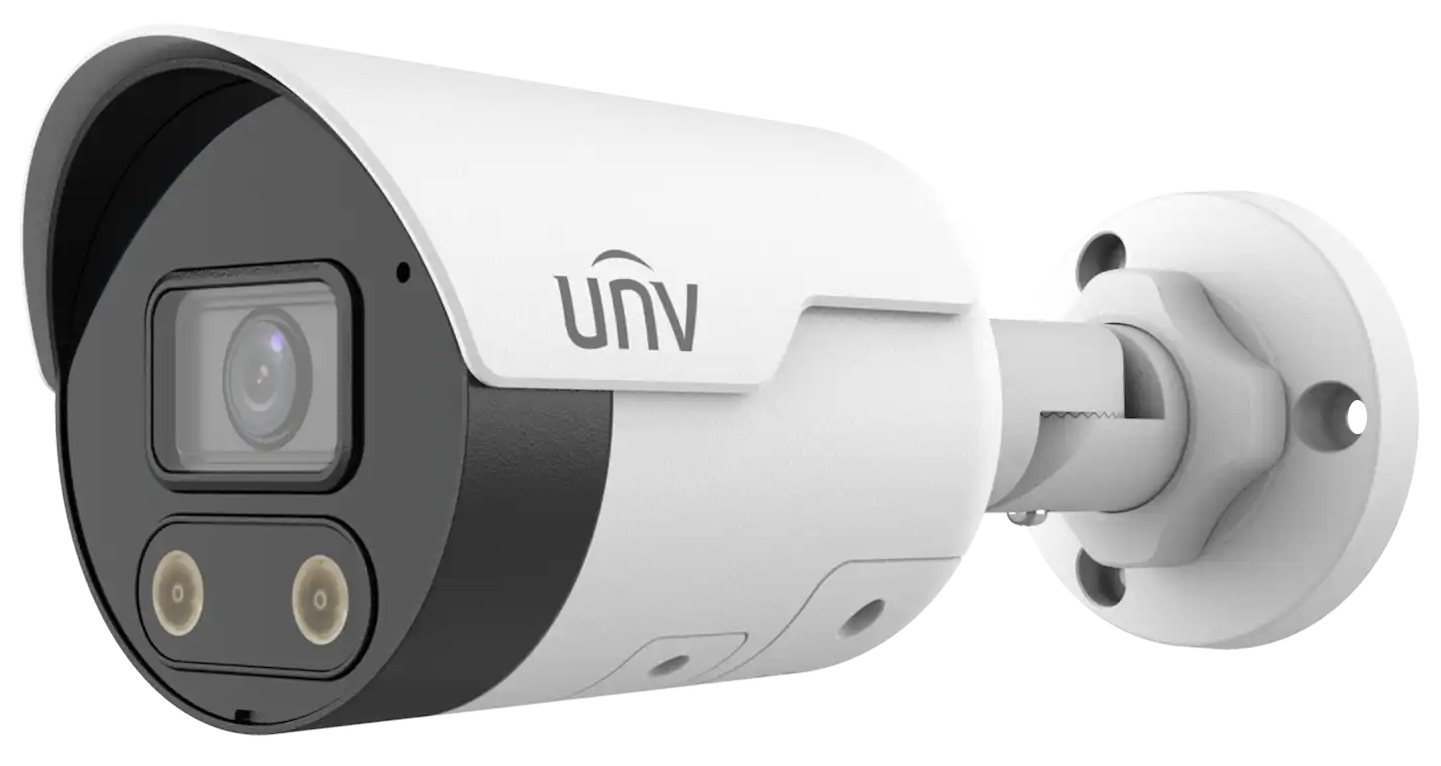 IP видеокамера Uniview IPC2122LE-ADF40KMC-WL Уличная цилиндрическая ColorHunter: фикс. объ