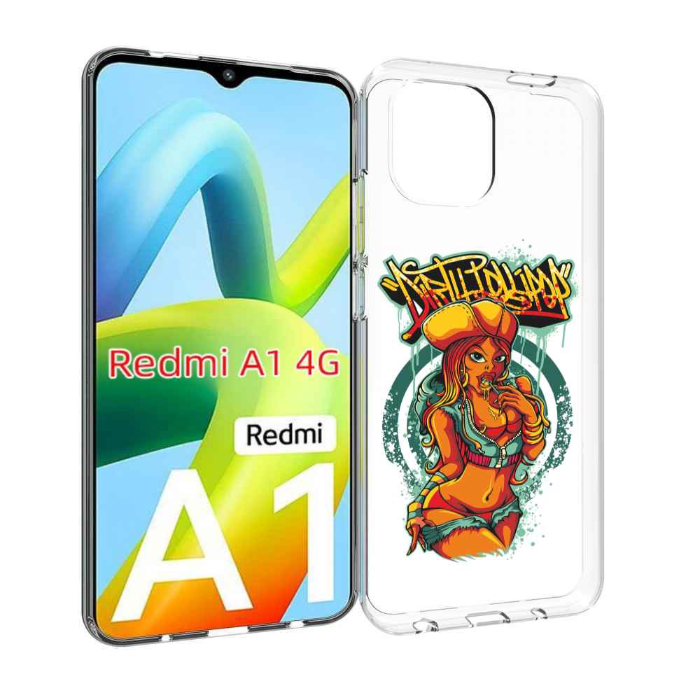 Чехол Mypads Нарисованная Девушка Комикс Для Xiaomi Redmi A1