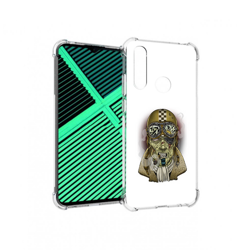 

Чехол MyPads Tocco для Motorola Moto G8 Power Lite военный зомби (PT227069.358.264), Прозрачный, Tocco