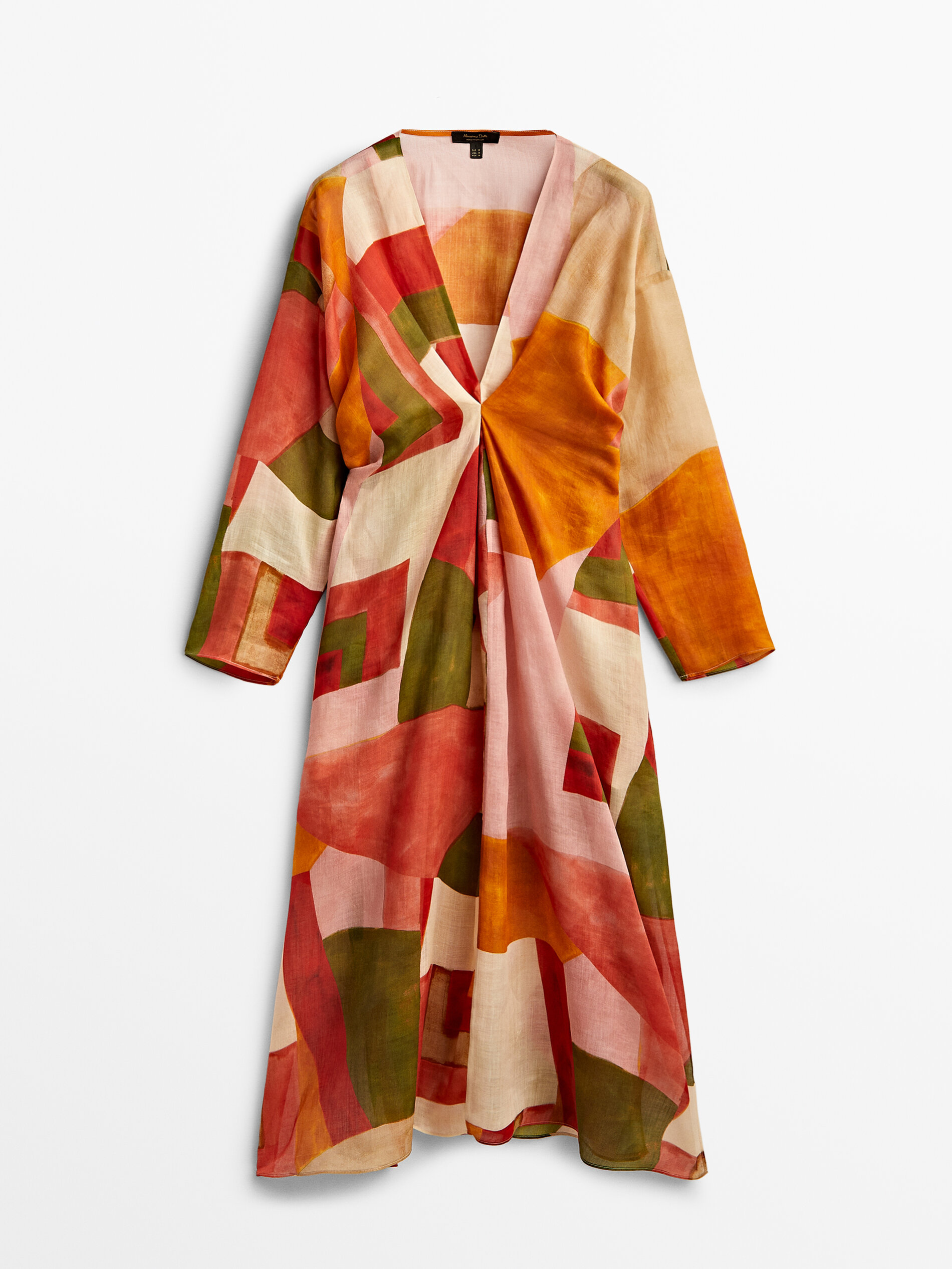 

Платье женское Massimo Dutti 06605807621 оранжевое S, 06605807621