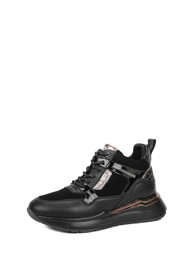 

Кроссовки женские Pierre Cardin 217506 черные 38 RU, Черный, 217506