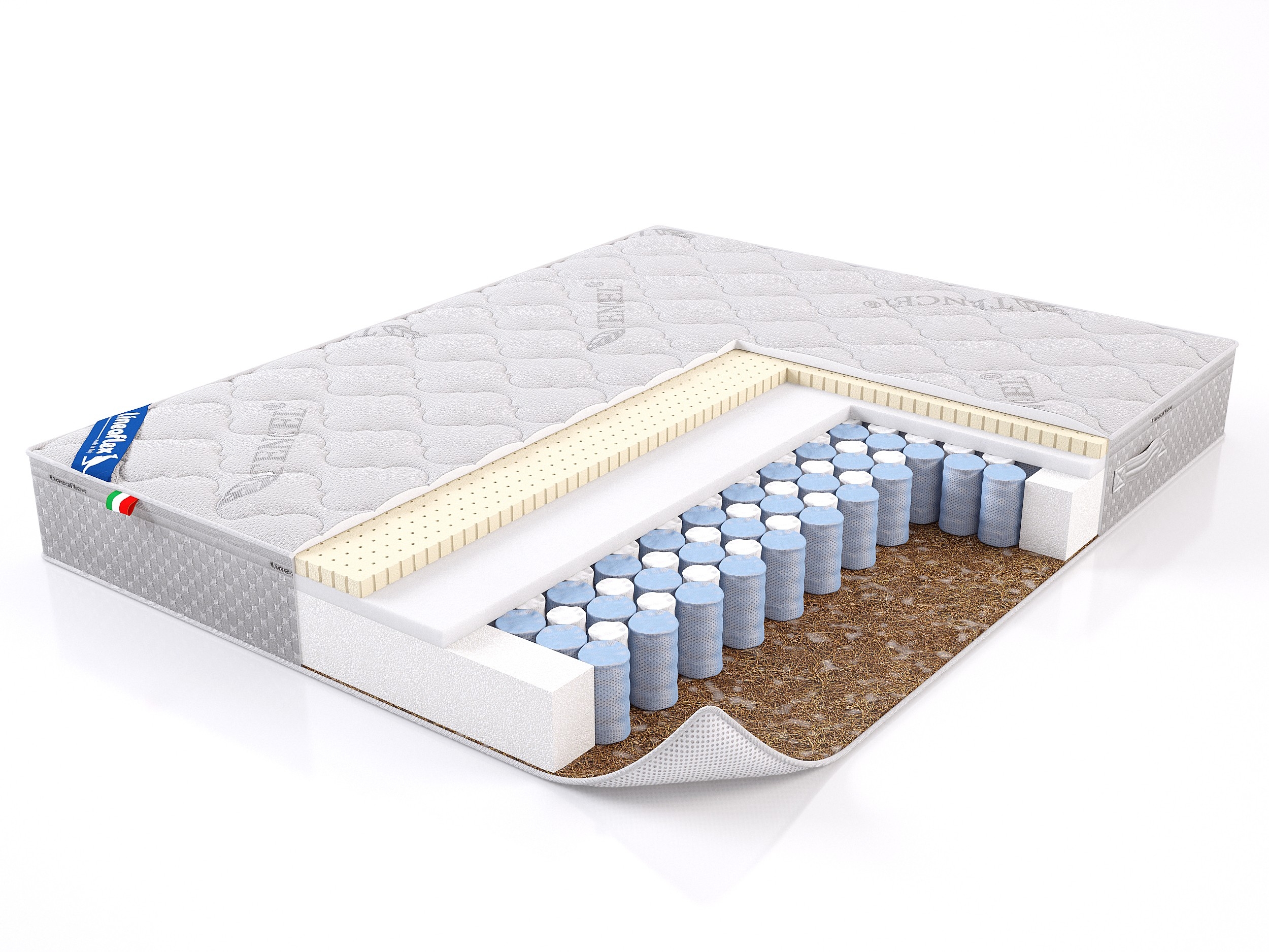 

Матрас Lineaflex Barcelona Active 120x200, Белый, Barcelona Active