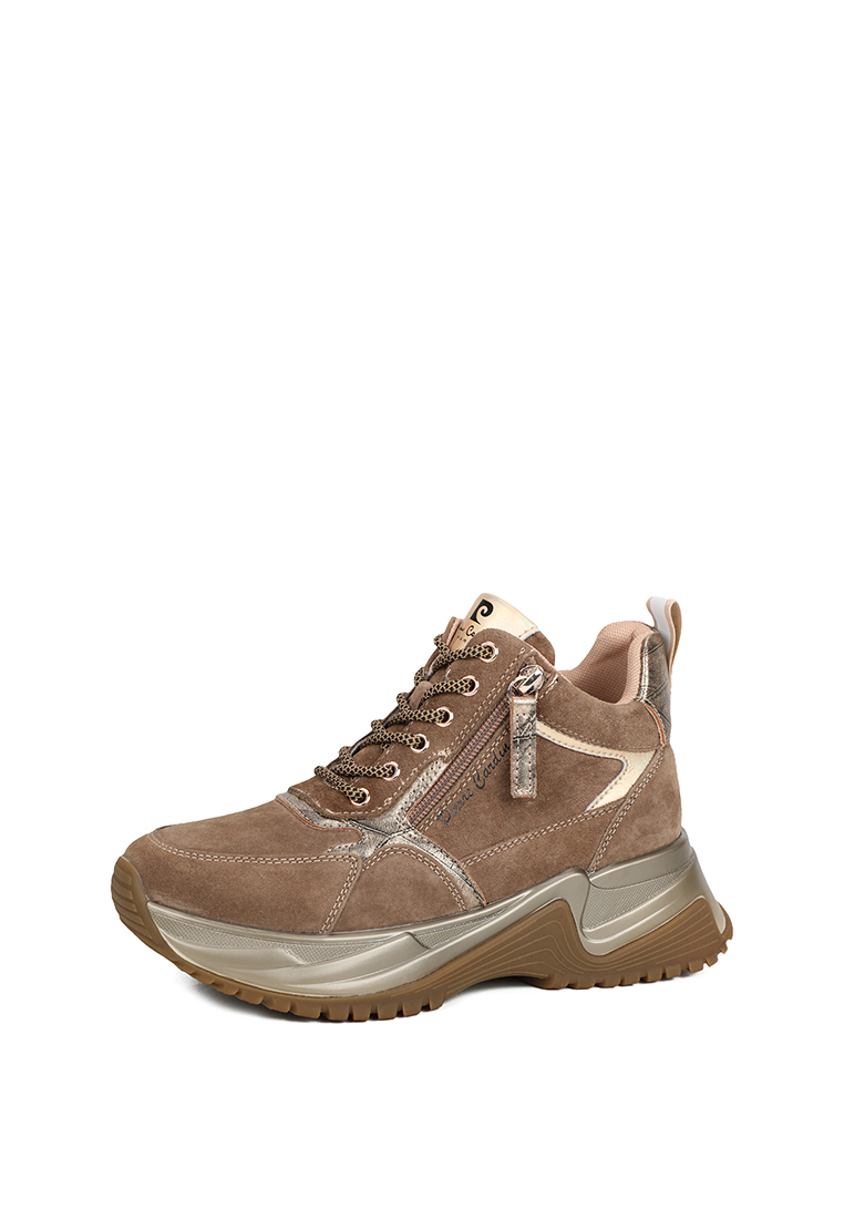 

Кроссовки женские Pierre Cardin 217500 коричневые 39 RU, Коричневый, 217500