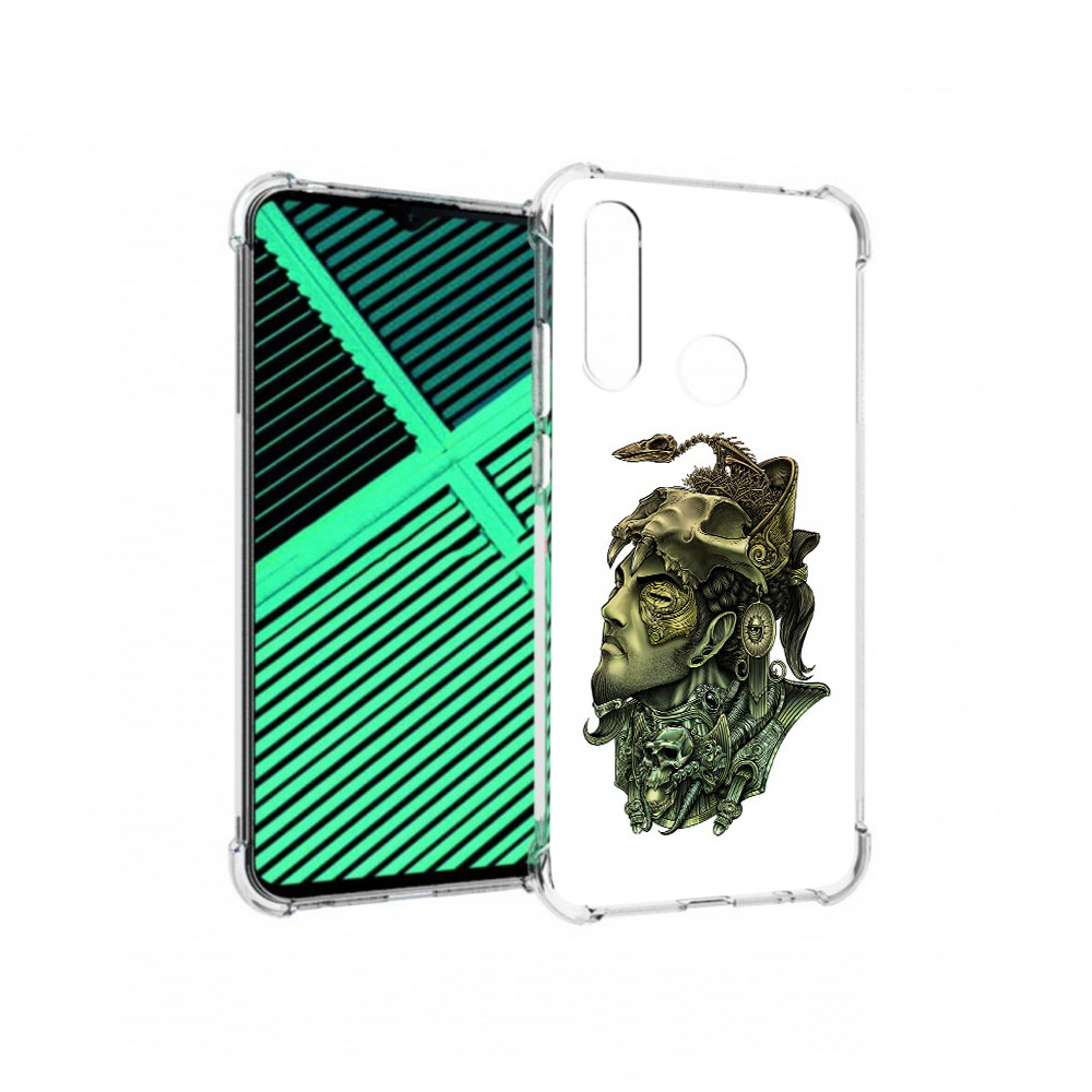 

Чехол MyPads Tocco для Motorola Moto G8 Power Lite бронзовый воин (PT227069.358.248), Прозрачный, Tocco