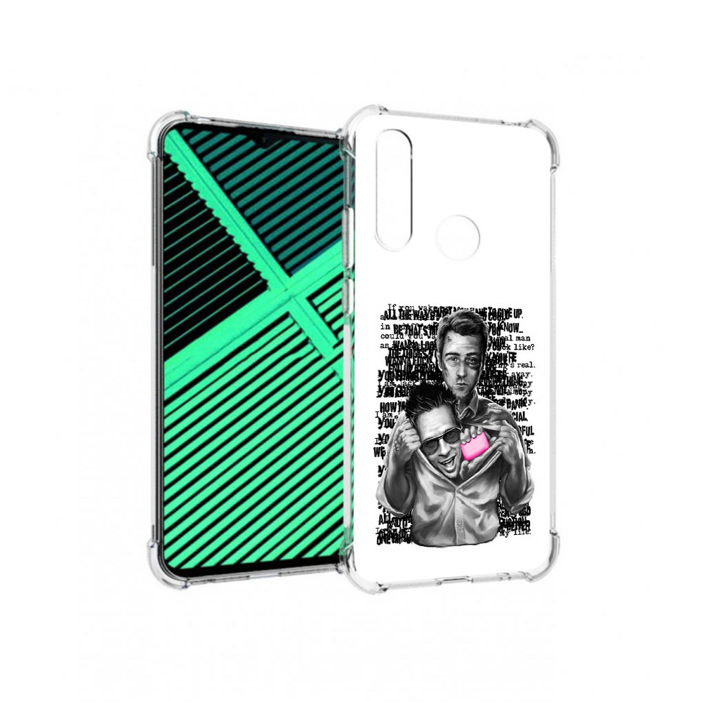 

Чехол MyPads Tocco для Motorola Moto G8 Power Lite бойцовский клуб (PT227069.358.242), Прозрачный, Tocco