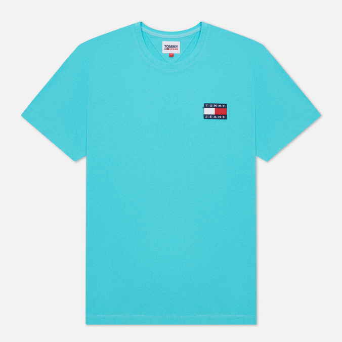 

Футболка мужская Tommy Jeans DM0DM06595 голубая XL, DM0DM06595