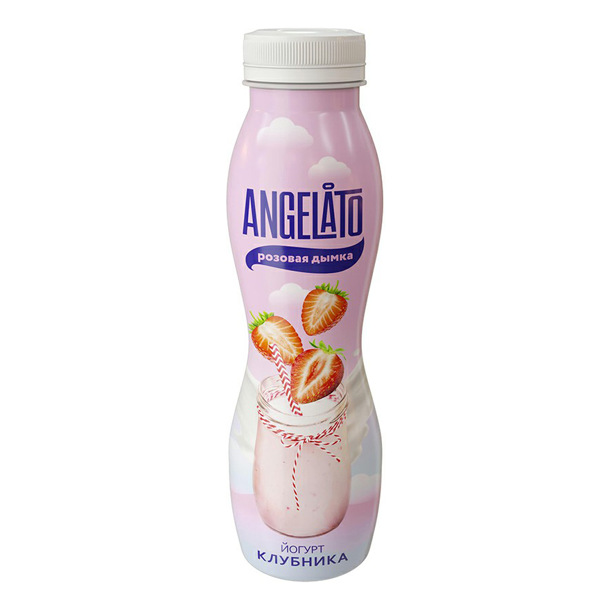 Питьевой йогурт Angelato клубника 2,5% 290 г