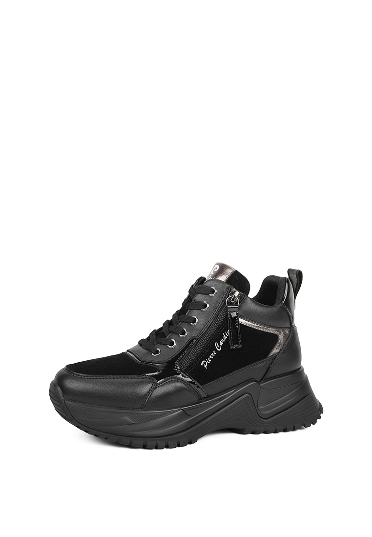 

Кроссовки женские Pierre Cardin 217499 черные 38 RU, Черный, 217499