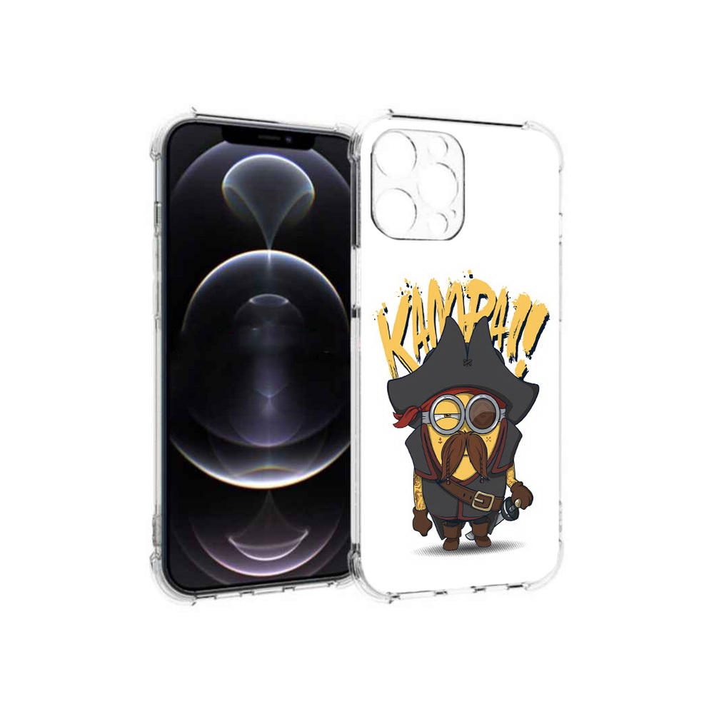 

Чехол MyPads Tocco для Apple iPhone 13 Pro Max миньон пират (PT163170.617.476), Прозрачный, Tocco