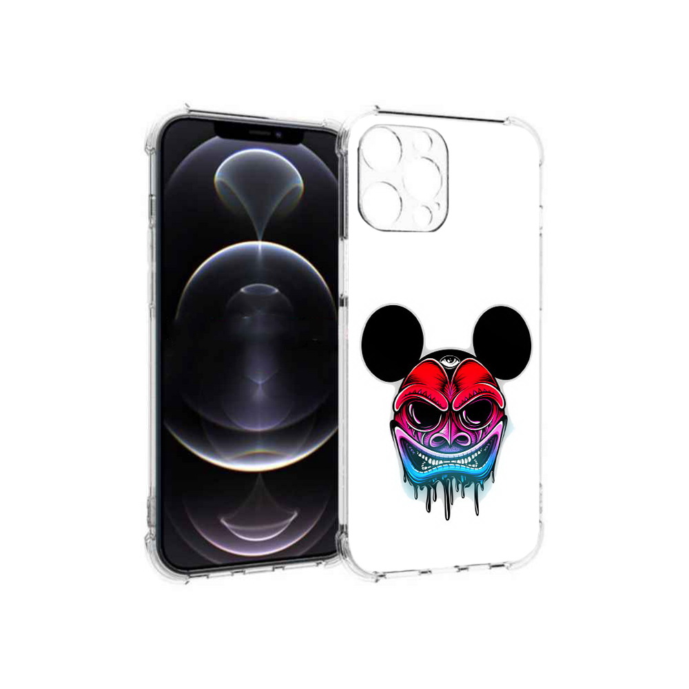 

Чехол MyPads Tocco для Apple iPhone 13 Pro Max микки в маске (PT163170.617.473), Прозрачный, Tocco