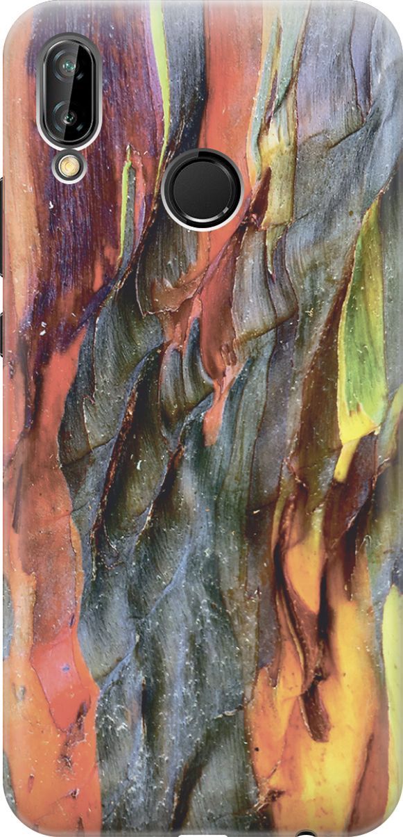 

Чехол на Huawei P20 Lite/Nova 3e с принтом "Пожухшее дерево", Оранжевый;серый, 6552