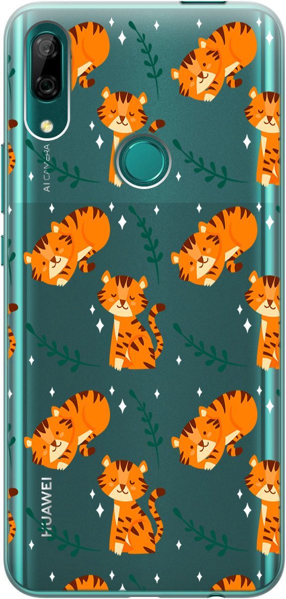 

Чехол на Honor 9X/9X Premium/Huawei P Smart Z/Y9 Prime (2019) "Tigers" прозрачный, Прозрачный;бежевый, 5248